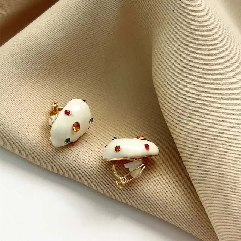 Cute Colorful Zircon Earrings for Women