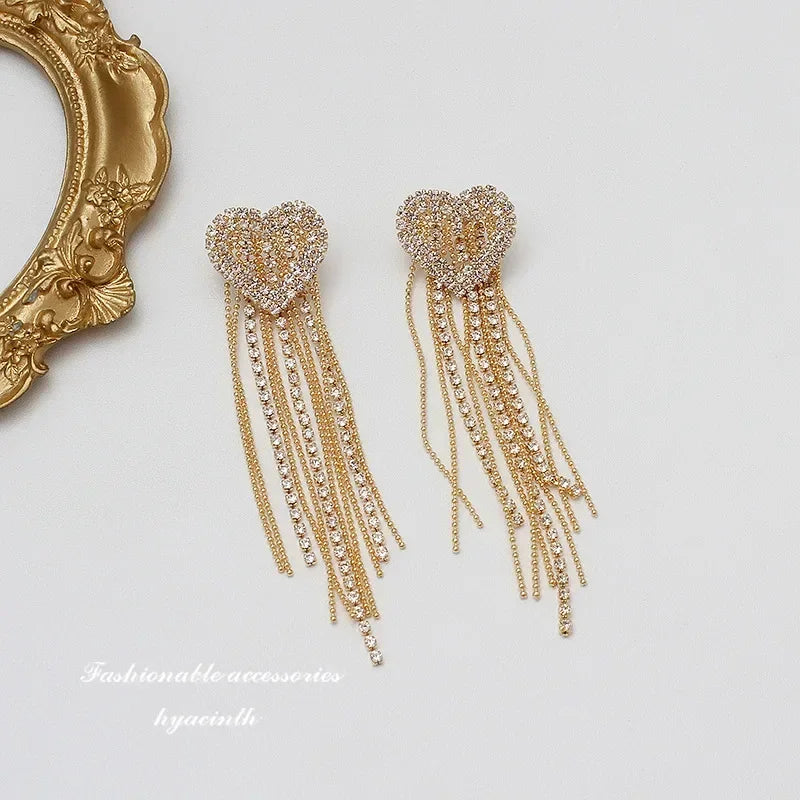 Bohemian Dangle Earrings Female Romantic Three Camellia Flower Korean Earrings for Women Luxury Designer Fashion Jewelry