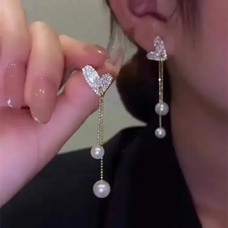 Bohemian Dangle Earrings Female Romantic Three Camellia Flower Korean Earrings for Women Luxury Designer Fashion Jewelry