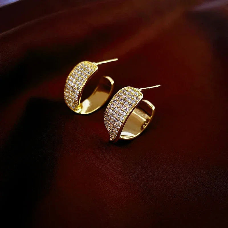 Bohemian Dangle Earrings Female Romantic Three Camellia Flower Korean Earrings for Women Luxury Designer Fashion Jewelry