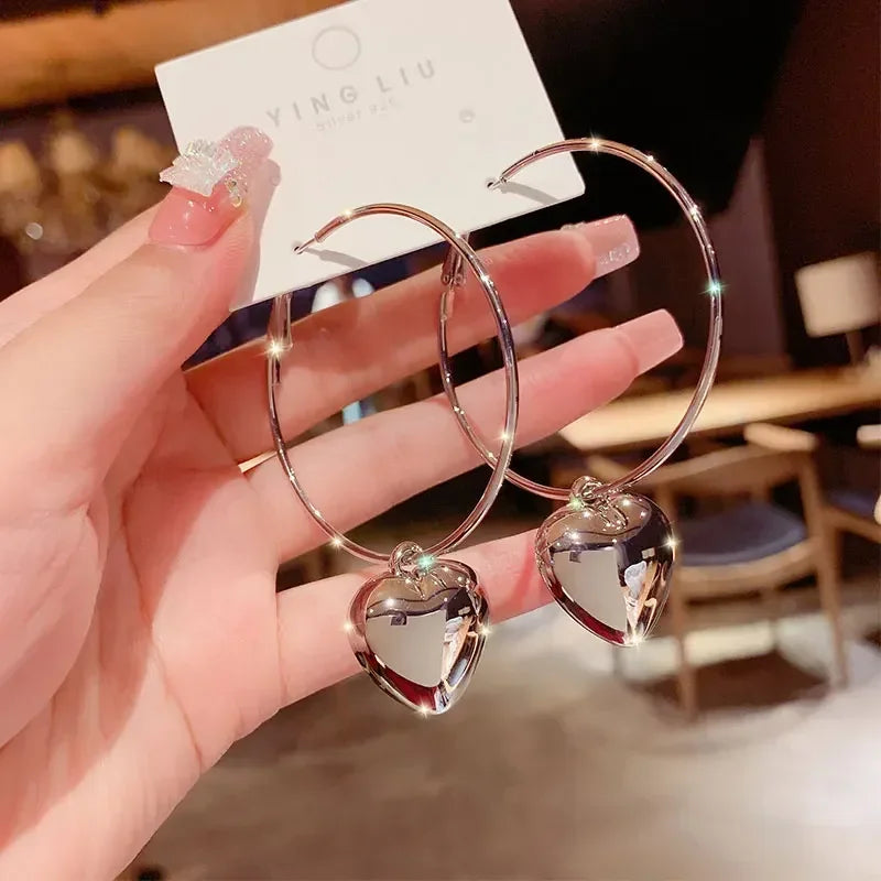 Bohemian Dangle Earrings Female Romantic Three Camellia Flower Korean Earrings for Women Luxury Designer Fashion Jewelry